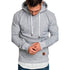 Sweatshirt men 2019 NEW hoodies brand male long sleeve solid men Black Bed big size - menochic